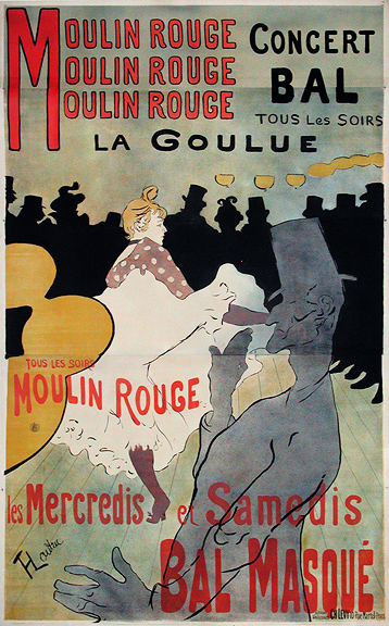 Henri DE TOULOUSE LAUTREC al Moulin Rouge LA DANZA Poster Artistico Extra Large 